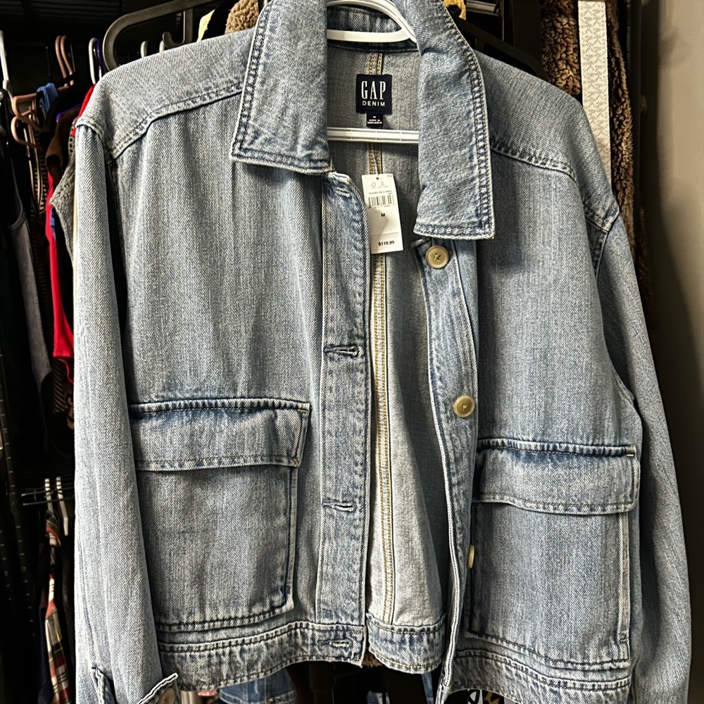 GAP Light Blue Denim Jacket - Picture 2 of 3